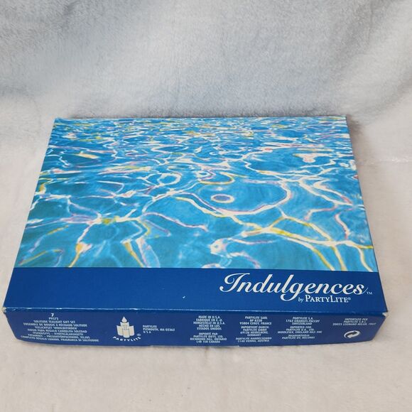 Indulgences PartyLite P9572 Solitude Tealight Gift Set Vintage - Picture 2 of 5